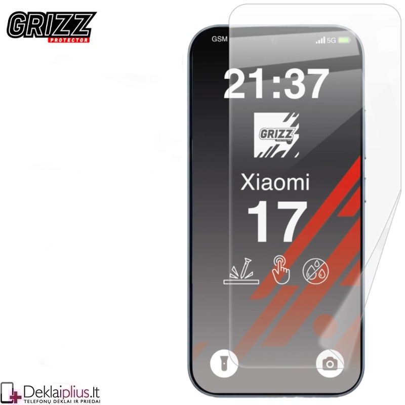 Telefono ekrano apsauga per visą ekraną - Ceramic (Xiaomi 17) Telefono ekrano apsauga per visą ekraną - Ceramic (Xiaomi 17)